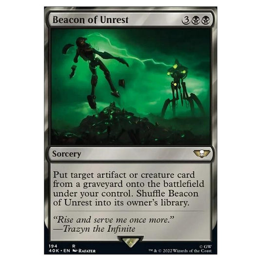 Magic The Gathering - Universes Beyond - Warhammer 40k - Beacon of Unrest - 194/168
