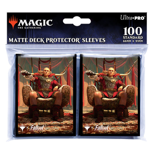 Ultra Pro - Magic the Gathering - Universes Beyond - Fallout - Standard Deck Protectors (100 Sleeves) - D