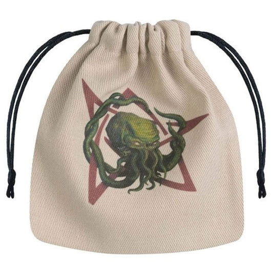 Call of Cthulhu Beige & multicolor Dice Bag