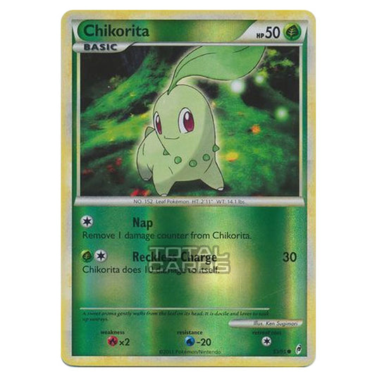 Pokemon - Call of Legends - (Reverse Holo) - Chikorita 53/95