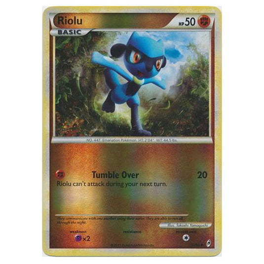 Pokemon - Call of Legends - (Reverse Holo) - Riolu 50/95