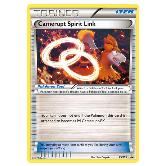 Pokemon - XY - XY Black Star Promos - Camerupt Spirit Link - XY199