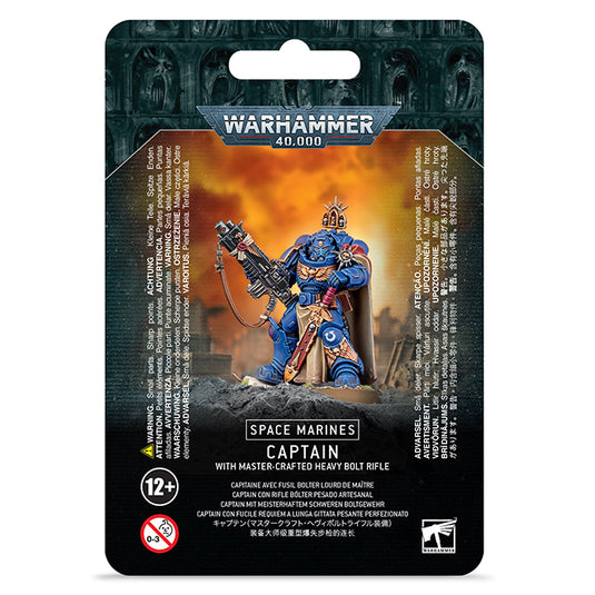 Warhammer 40,000 - Space Marines - Captain with Master-crafted Heavy Bolt Rifle