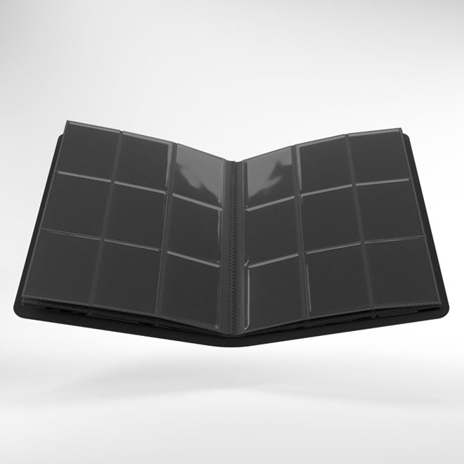 Gamegenic Casual Album 18-Pockets Noir - Album Cartes 360 Cartes, Sangle Élastique, Pages Latérales