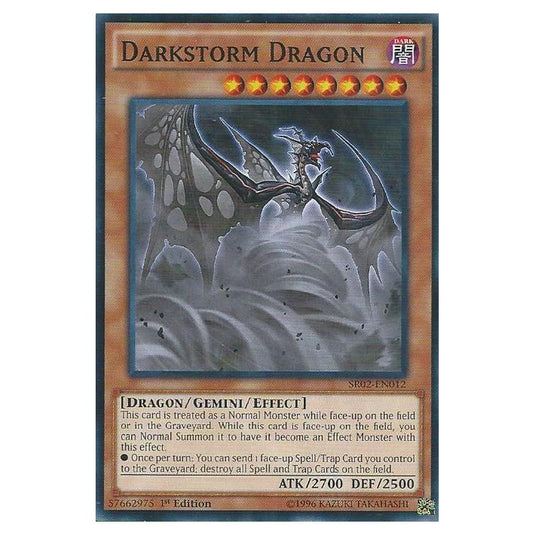 Yu-Gi-Oh! - Rise of the True Dragons Structure Deck - Darkstorm Dragon (Common) SR02-EN012