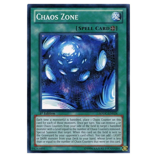 Yu-Gi-Oh! - Dragons Collide Structure Deck - Chaos Zone (Common) SDDC-EN024