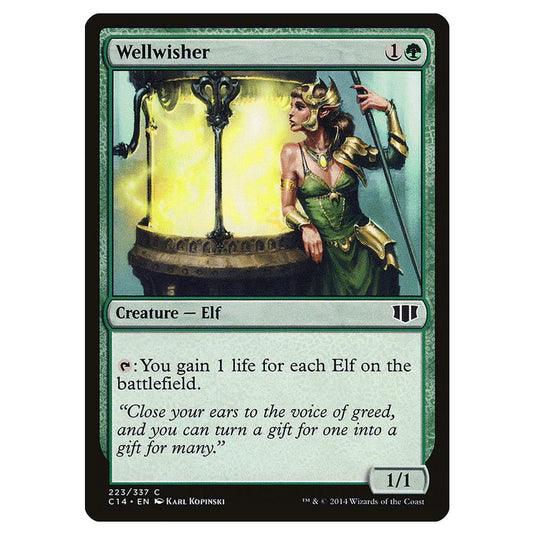Magic The Gathering - Commander 2014 - Wellwisher - 223