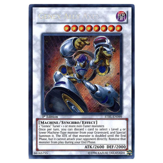 Yu-Gi-Oh! - Starstrike Blast - Genex Ally Axel (Secret Rare) - STBL-EN099