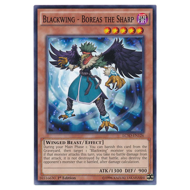 YU-GI-OH! - Blackwing - Brisote The Tailwind (LC5D-EN127) - Mega Pack Colección Legendaria 5D - 1ª Edición - Común
