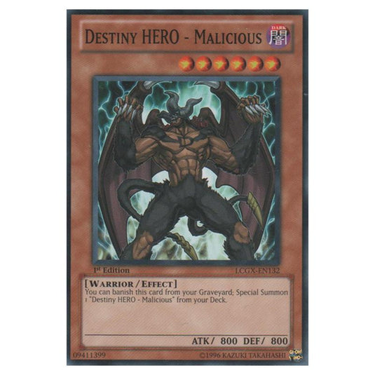 Yu-Gi-Oh! - Legendary Collection 2 - The Duel Academy Years Mega Pack - Destiny HERO - Malicious (Common) LCGX-EN132