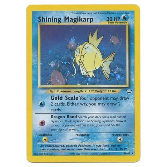 Pokemon - Neo Revelation - Shining Magikarp - 66/64/64