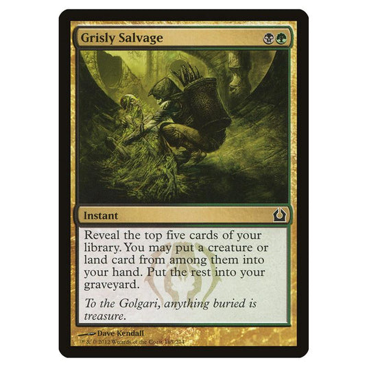 Magic The Gathering - Return To Ravnica - Grisly Salvage - 165/274 (Foil)