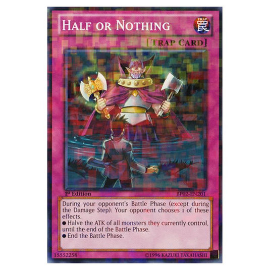 Yu-Gi-Oh! - Battle Pack 2 - War of the Giants - Half or Nothing (Mosaic Rare) BP02-EN201