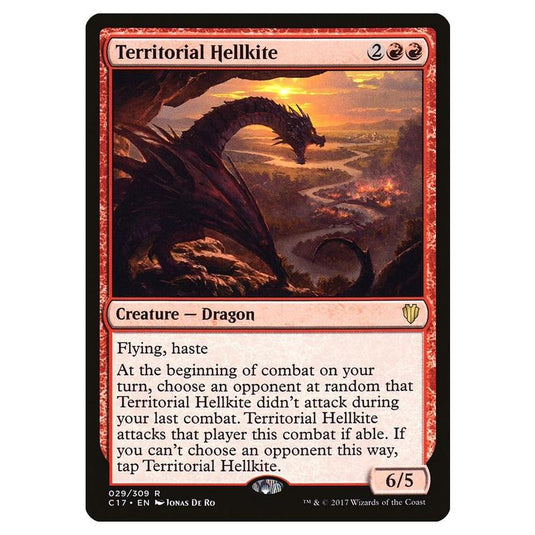 Magic The Gathering - Commander 2017 - Territorial Hellkite - 029/309