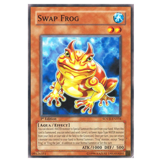 Yu-Gi-Oh! - Stardust Overdrive - Swap Frog (Common) SOVR-EN034