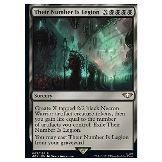 Magic The Gathering - Universes Beyond - Warhammer 40k - Their Number is Legion - 063/168