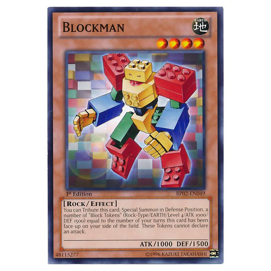 Yu-Gi-Oh! - Battle Pack 2 - War of the Giants - Blockman (Common) BP02-EN049