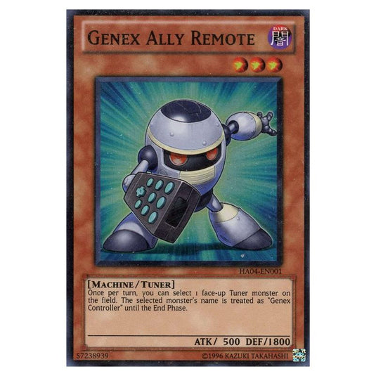 Yu-Gi-Oh! - Hidden Arsenal 4 - Trishula's Triumph - Genex Ally Remote (Super Rare) HA04-EN001