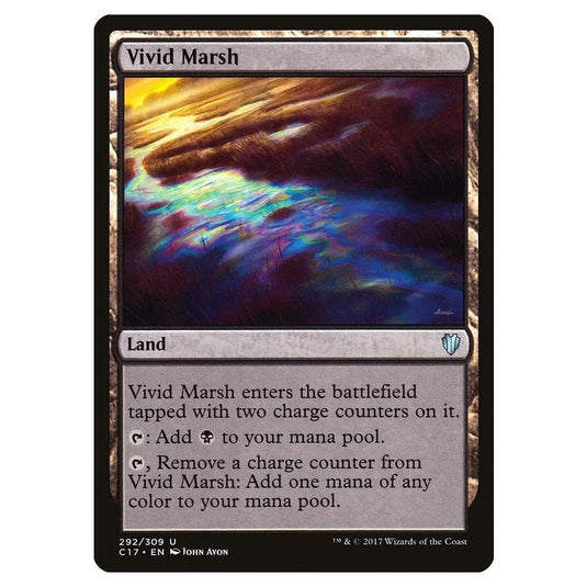 Magic The Gathering - Commander 2017 - Vivid Marsh - 292/309