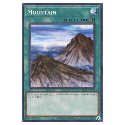 Yu-Gi-Oh! - Legend of Blue Eyes White Dragon (25th Anniversary Edition) - Mountain (Common) - LOB25-EN048