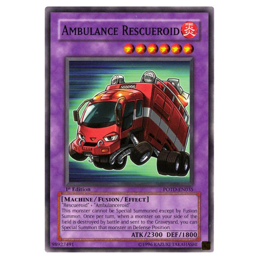 Yu-Gi-Oh! - Power of the Duelist - Ambulance Rescueroid (Common) POTD-EN035