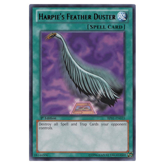 Yu-Gi-Oh! - Battle Pack - Epic Dawn - Harpie's Feather Duster (Rare) BP01-EN035