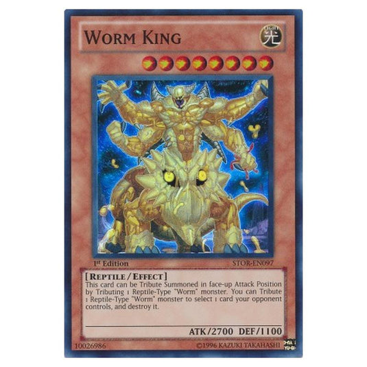 Yu-Gi-Oh! - Storm of Ragnarok - Worm King (Super Rare) STOR-EN097