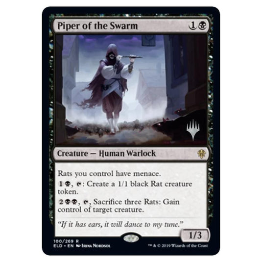 Magic The Gathering - Throne of Eldraine Promos - Piper of the Swarm - 100/269
