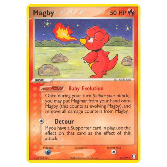 Pokemon - EX Team Rocket Returns - Magby - 024/109