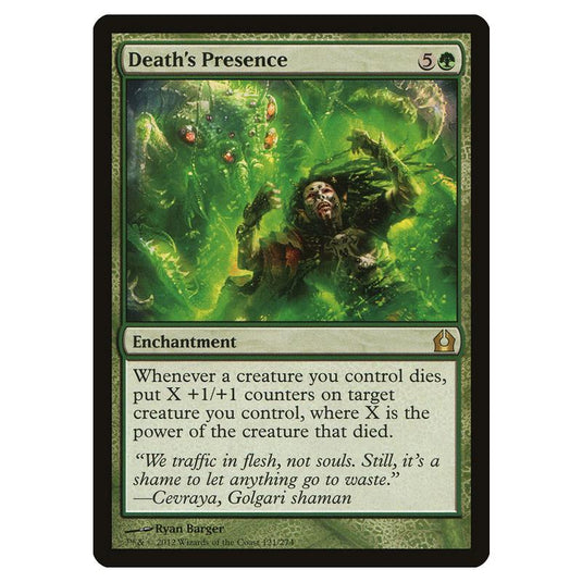 Magic The Gathering - Return To Ravnica - Death's Presence - 121/274