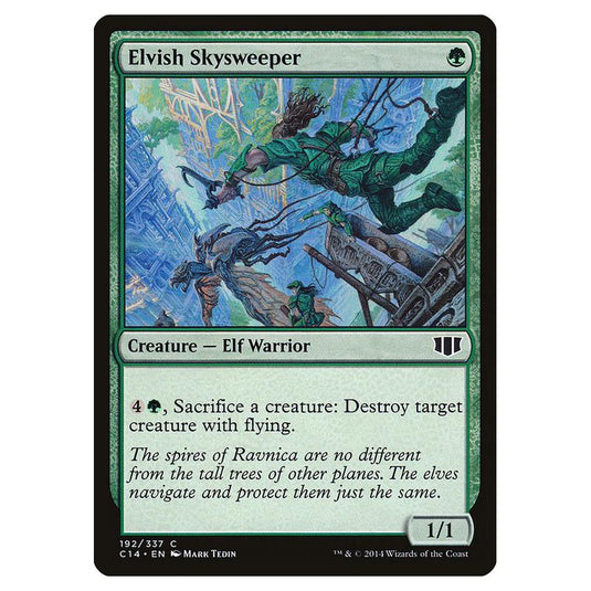 Magic The Gathering - Commander 2014 - Elvish Skysweeper - 192