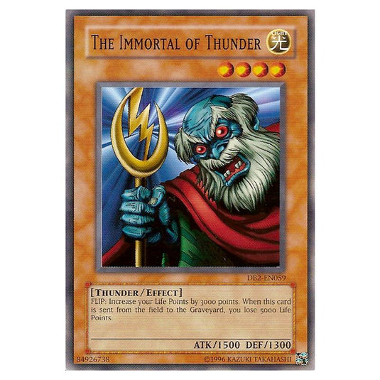 Yu-Gi-Oh! - Dark Beginning 2 - The Immortal of Thunder (Common) DB2-EN059