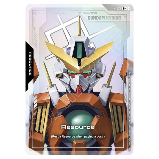 Gundam Card Game - GD-04: Phantom Aria - Resource (C+) - R-036a