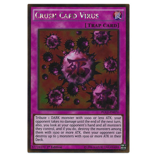 Yu-Gi-Oh! - Premium Gold - Return of the Bling - Crush Card Virus (Gold Rare) PGL2-EN070