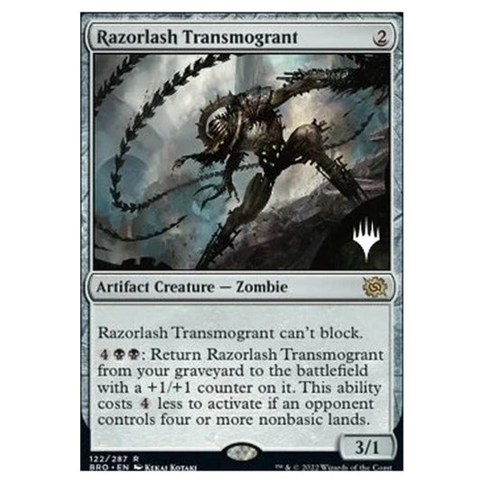 Magic The Gathering - The Brothers' War Promos - Razorlash Transmogrant - 122/287