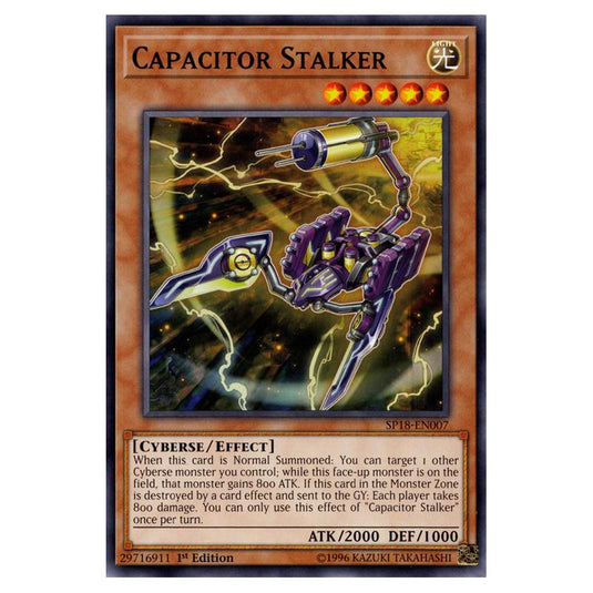 Yu-Gi-Oh! - Star Pack VRAINS - Capacitor Stalker (Common) SP18-EN007