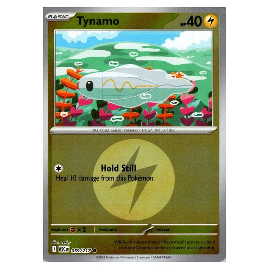 Pokemon - Mega Evolution - Ascended Heroes - Energy Reverse Holo - Tynamo - 059/217