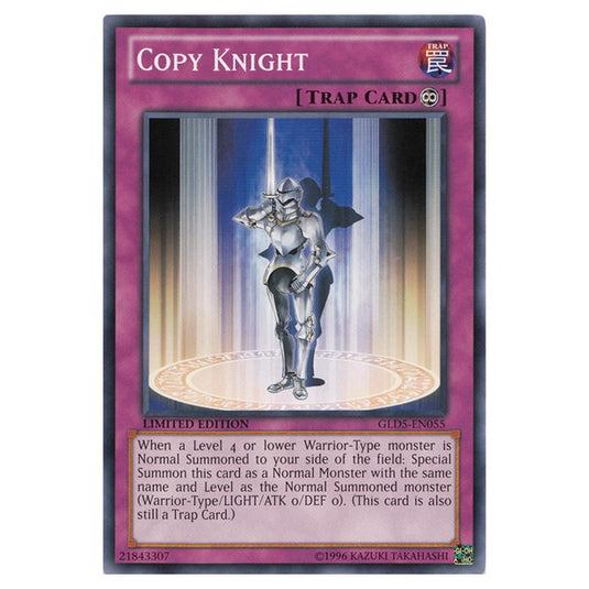 Yu-Gi-Oh! - Gold Series - Haunted Mine - Copy Knight (Common) GLD5-EN055