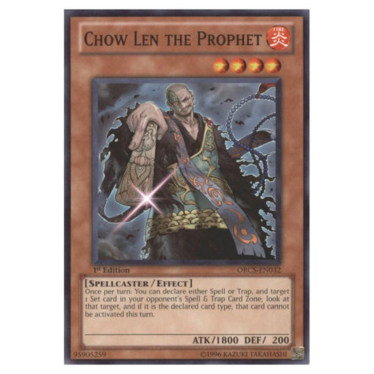Yu-Gi-Oh! - Order of Chaos - Chow Len the Prophet (Common) ORCS-EN032