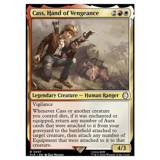 Magic The Gathering - Universes Beyond - Fallout - Cass, Hand of Vengeance - 0097