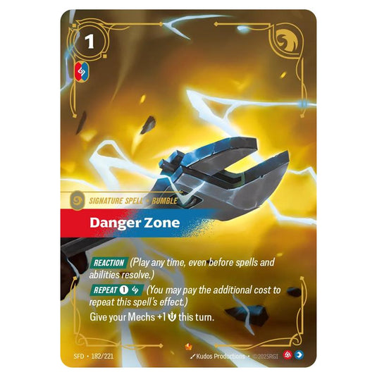 Riftbound: League of Legends TCG - Spiritforged - Danger Zone - 182/221