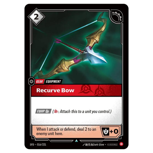 Riftbound: League of Legends TCG - Spiritforged - Recurve Bow - 016/221