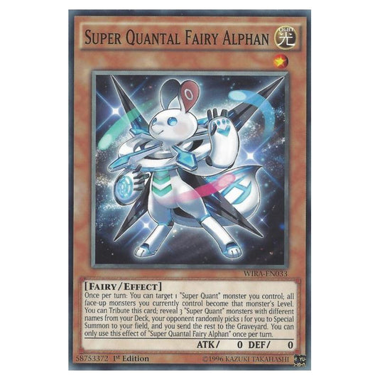 Yu-Gi-Oh! - Wing Raiders - Super Quantal Fairy Alphan (Common) WIRA-EN033