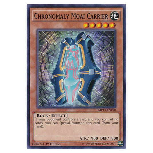 Yu-Gi-Oh! - 2014 Mega-Tin Mega Pack - Chronomaly Moai Carrier (Common) MP14-EN190