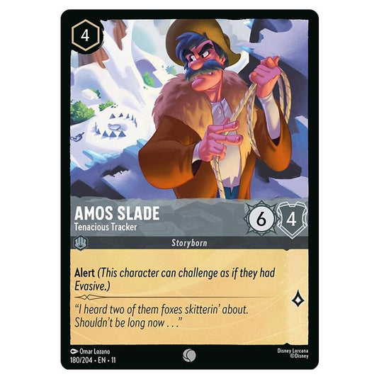 Lorcana - Winterspell - Amos Slade - Tenacious Tracker (Common) - 180/204