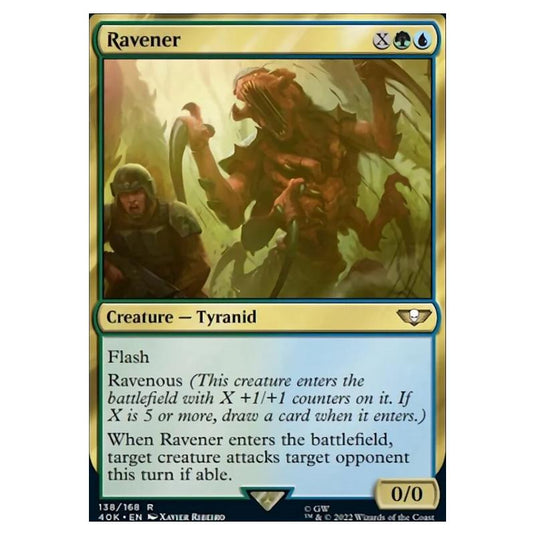 Magic The Gathering - Universes Beyond - Warhammer 40k - Ravener - 138/168