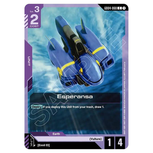 Gundam Card Game - GD-04: Phantom Aria - Esperansa (C) - GD04-060