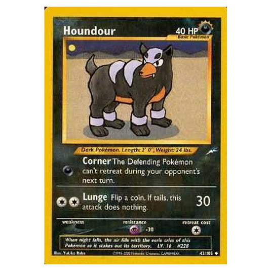 Pokemon - Neo Destiny - Houndour - 043/105