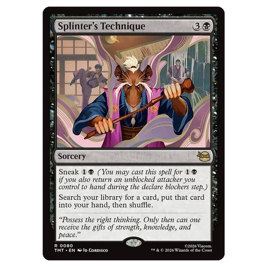 Magic The Gathering - Teenage Mutant Ninja Turtles - Splinter's Technique - 0080