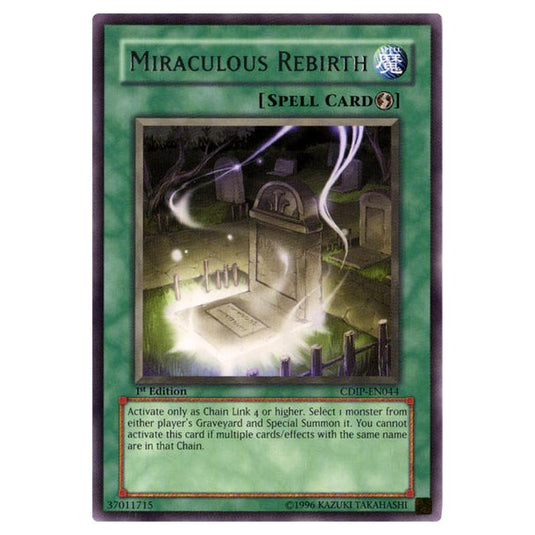 Yu-Gi-Oh! - Cyberdark Impact - Miraculous Rebirth (Rare) CDIP-EN044